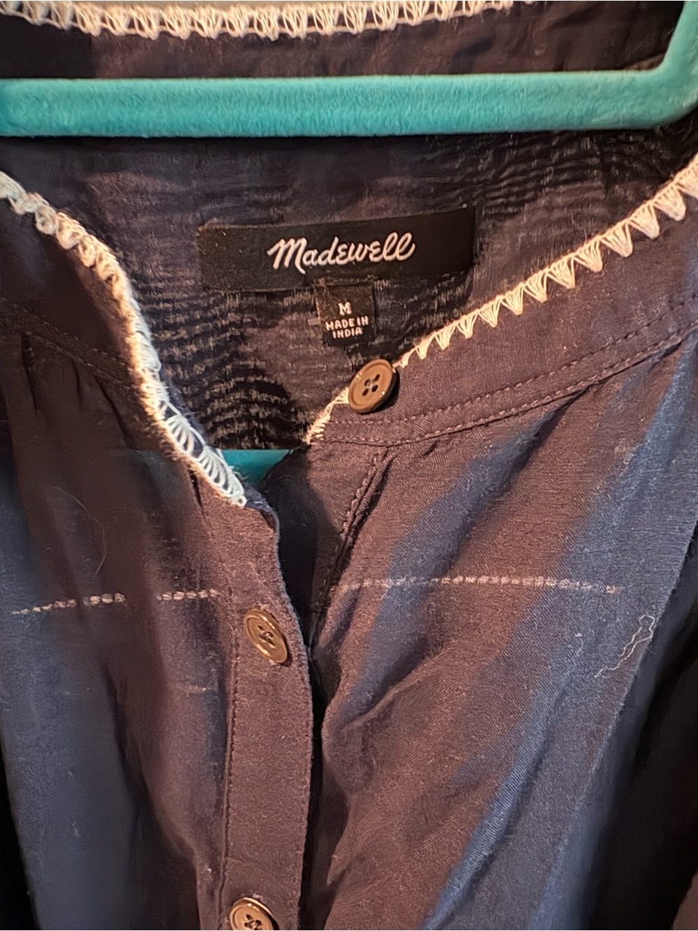 Madewell Balloon-Sleeve Blouse - Picture 4 of 7